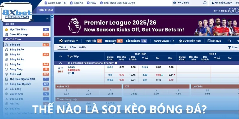 Soi kèo bóng đá là công việc quen thuộc của nhiều người